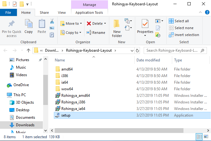 Rohingya keyboard for Windows - Learn Rohingya